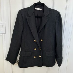 Anthropologie Bishop and Young Black Blazer